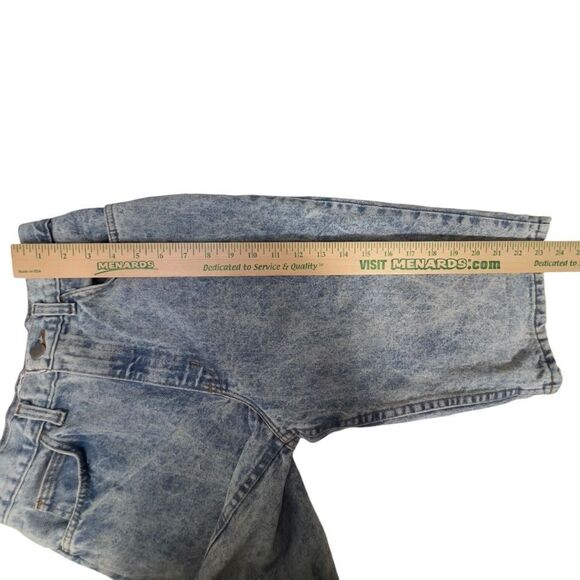 1980's acid wash Dirty Dancing brand bermuda high-waisted shorts 9/10 - Picture 12 of 15